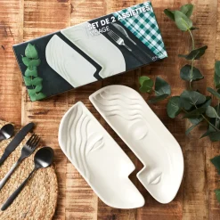 La Chaise Longue Art De La Table-ASSIETTE VISAGE