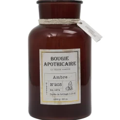 La Chaise Longue Senteurs-BOUGIE APOTHICAIRE AMBRE 25 CM