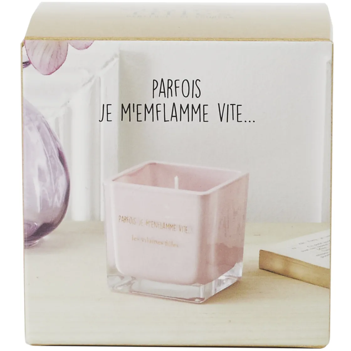 La Chaise Longue Senteurs-BOUGIE PARFUMEE PARFOIS JE M ENFLAMME VITE