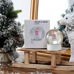 La Chaise Longue Déco-BOULE A NEIGE LAMA