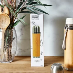 La Chaise Longue Thé & Café-BOUTEILLE BAMBOU ISOTHERME