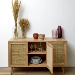 La Chaise Longue Mobilier-BUFFET 3 PORTES BALI