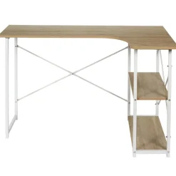 La Chaise Longue Mobilier-BUREAU D ANGLE JOB BLANC