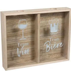 La Chaise Longue Vin & Champagne-CADRE BOUCHON ADDICT BIERE ET VIN
