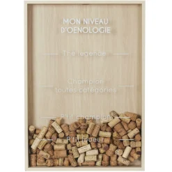 La Chaise Longue Vin & Champagne-CADRE COLLECTIONNEUR DE BOUCHONS XXL