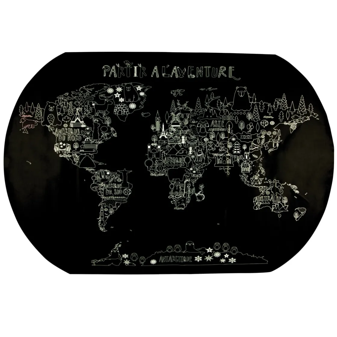 La Chaise Longue Loisirs & Entretien-CARTE A COLORIER A LA CRAIE