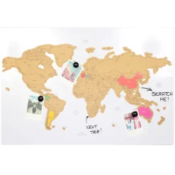 La Chaise Longue Loisirs & Entretien-CARTE MAGNETIQUE A GRATTER BLANCHE