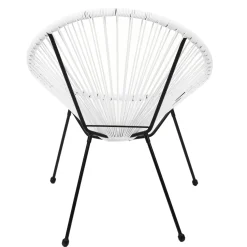 La Chaise Longue Mobilier-CHAISE ACAPULCO BLANC
