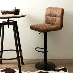 La Chaise Longue Mobilier-CHAISE DE BAR REGLABLE DOWNTOWN - Lot de 2