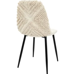 La Chaise Longue Mobilier-CHAISE MORA PIEDS METAL NOIR - Lot de 4