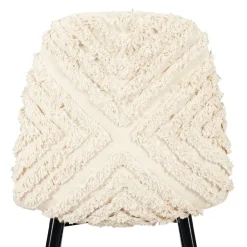 La Chaise Longue Mobilier-CHAISE MORA PIEDS METAL NOIR - Lot de 4