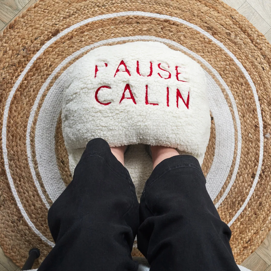 La Chaise Longue Cocoon-CHAUSSON CHAUFFANT PAUSE CALIN XXL