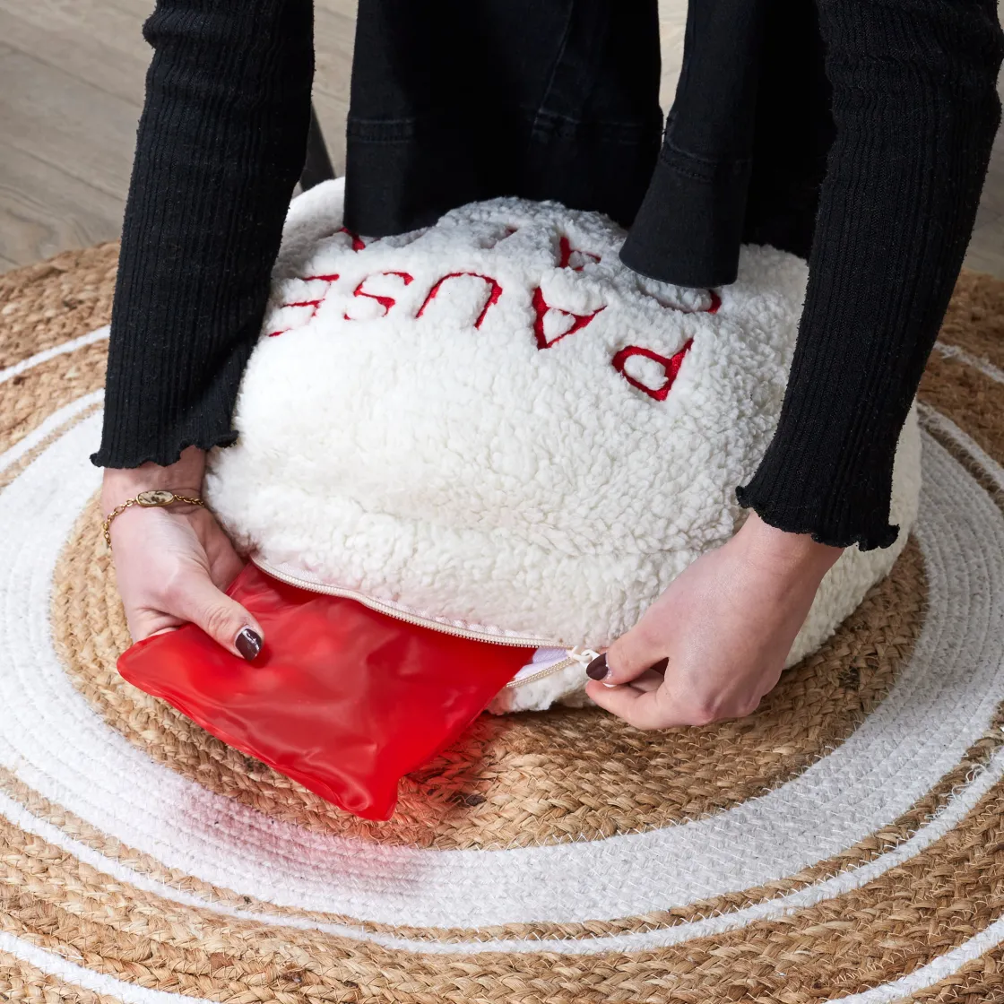 La Chaise Longue Cocoon-CHAUSSON CHAUFFANT PAUSE CALIN XXL