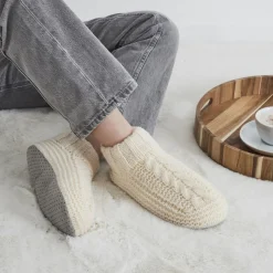 La Chaise Longue Cocoon-CHAUSSONS CHAUSSETTES JACQUARD COSY TIME