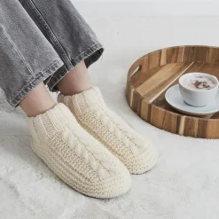 La Chaise Longue Cocoon-CHAUSSONS CHAUSSETTES JACQUARD COSY TIME