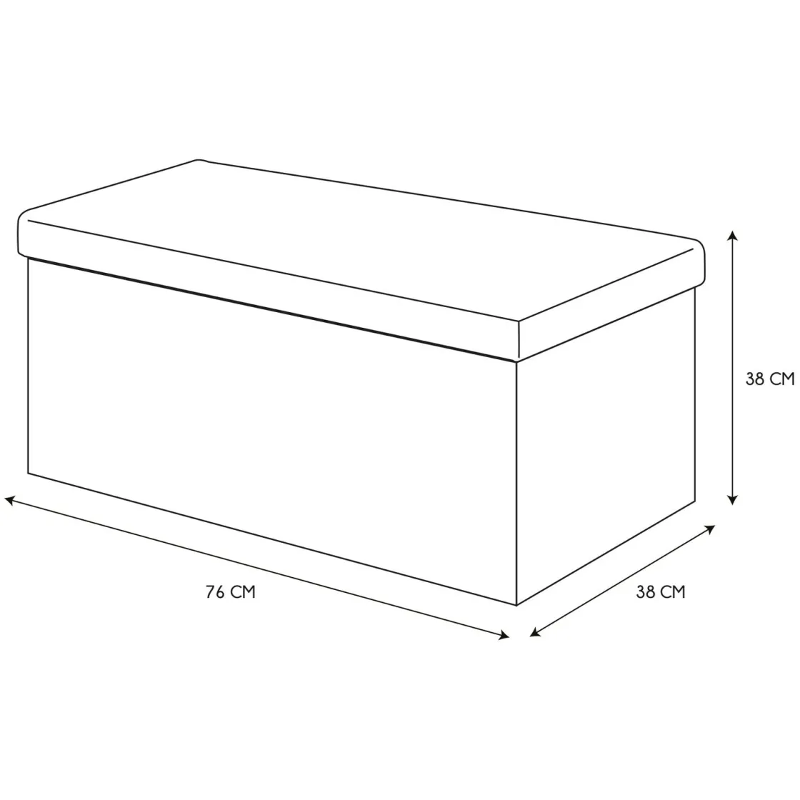 La Chaise Longue Mobilier-COFFRE BANC PLIABLE RETRO MOUTARDE