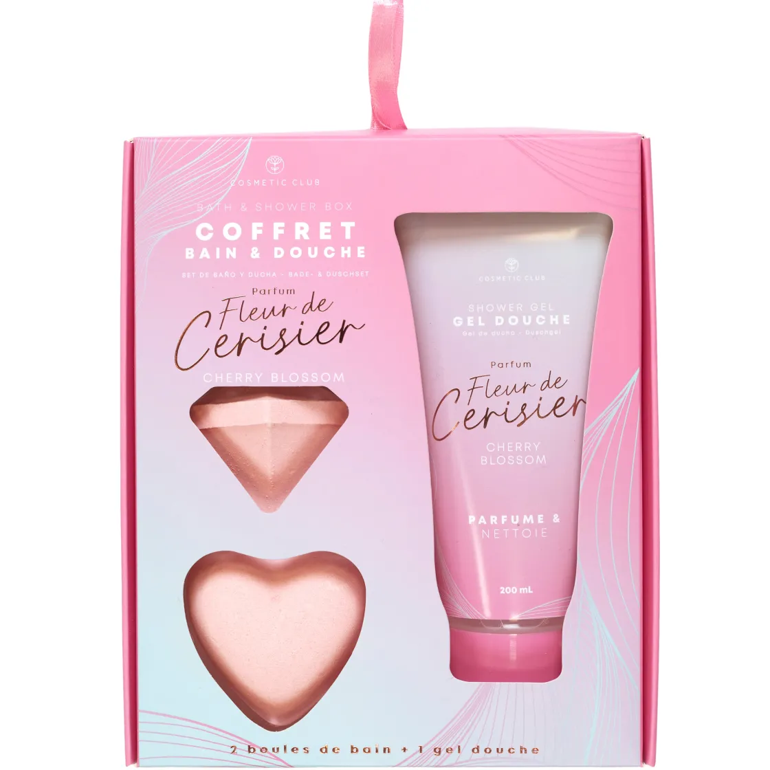 La Chaise Longue Beauté & Soin-COFFRET BAIN FLEUR DE CERISIER 3 PCS