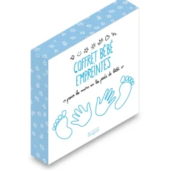 La Chaise Longue Cadeaux De Naissance-COFFRET BEBE EMPREINTES