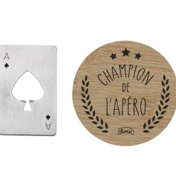 La Chaise Longue Pique-nique & Barbecue|Boissons & Cocktails-COFFRET BIERE POUR LE CHAMPION DE L APERO