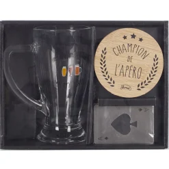 La Chaise Longue Pique-nique & Barbecue|Boissons & Cocktails-COFFRET BIERE POUR LE CHAMPION DE L APERO