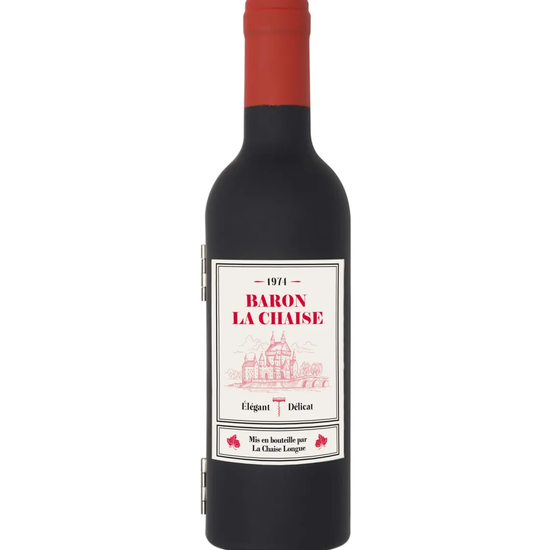 La Chaise Longue Vin & Champagne-COFFRET BOUTEILLE 3 ACCESSOIRES