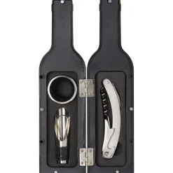 La Chaise Longue Vin & Champagne-COFFRET BOUTEILLE 3 ACCESSOIRES