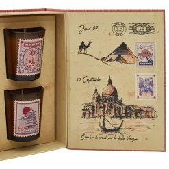 La Chaise Longue Senteurs-COFFRET DE 6 BOUGIES SENTEURS DU MONDE