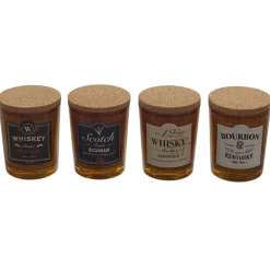 La Chaise Longue Senteurs-COFFRET DE 4 BOUGIES WHISKY
