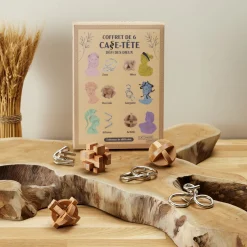 La Chaise Longue Jeux-COFFRET DE 6 CASSE TETES DEFI DES DIEUX