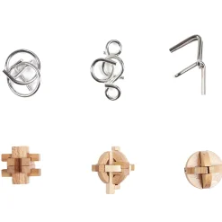 La Chaise Longue Jeux-COFFRET DE 6 CASSE TETES DEFI DES DIEUX