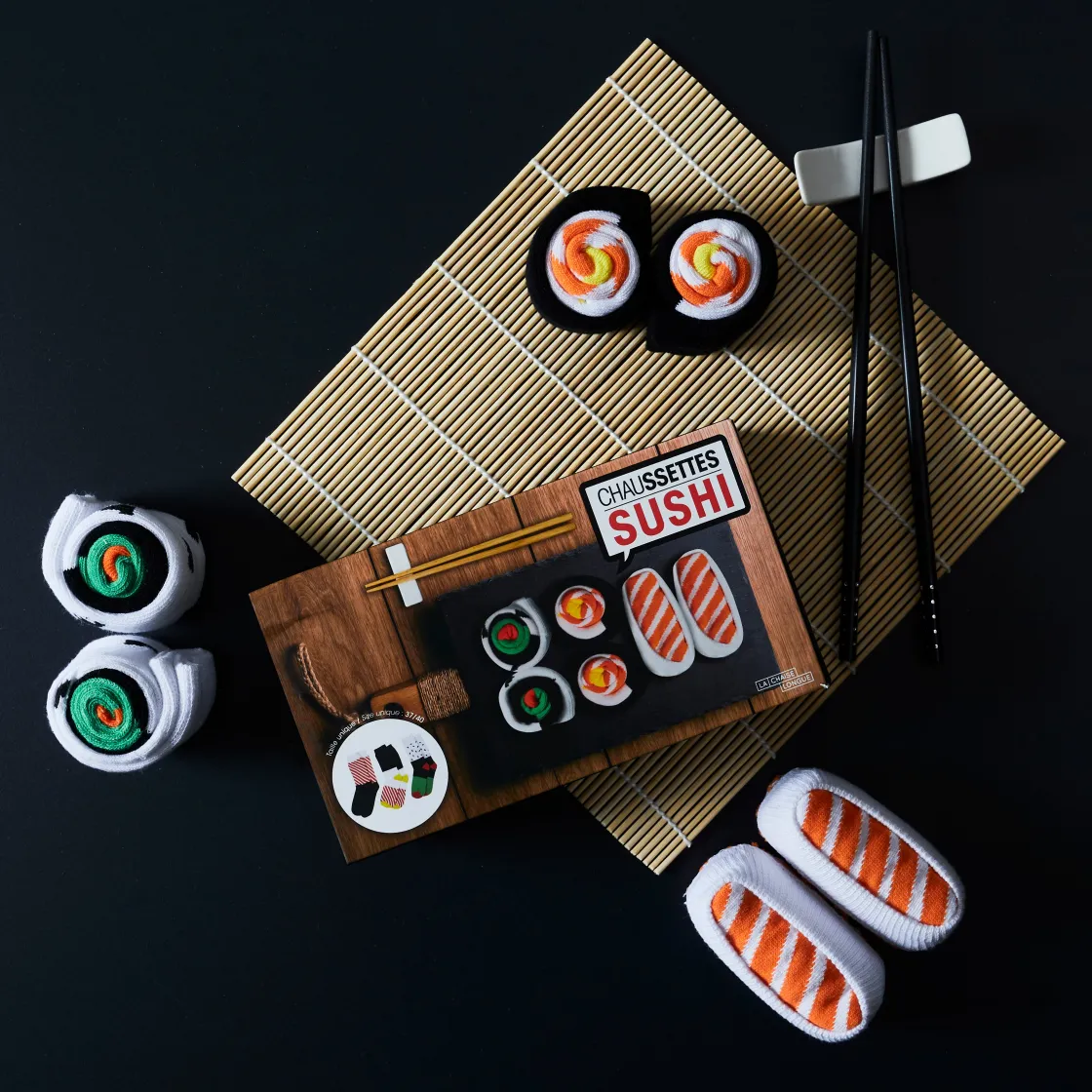 La Chaise Longue Mode-COFFRET DE 3 PAIRES DE CHAUSSETTES SUSHI
