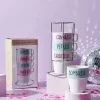 La Chaise Longue Thé & Café-COFFRET DE 4 TASSES A CAFE AVEC SUPPORT