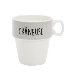 La Chaise Longue Thé & Café-COFFRET DE 4 TASSES A CAFE GRELUCHE MORUE