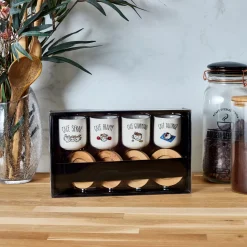 La Chaise Longue Thé & Café-COFFRET DE 4 TASSES A CAFE