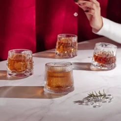 La Chaise Longue Boissons & Cocktails-COFFRET DE 4 VERRES CULBUTO TWIST