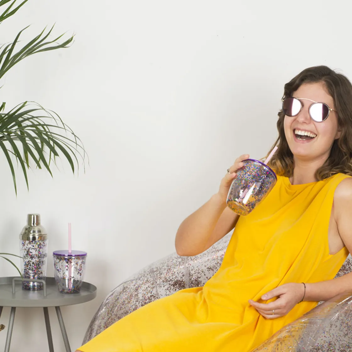 La Chaise Longue Boissons & Cocktails-COFFRET SHAKER PAILLETTES