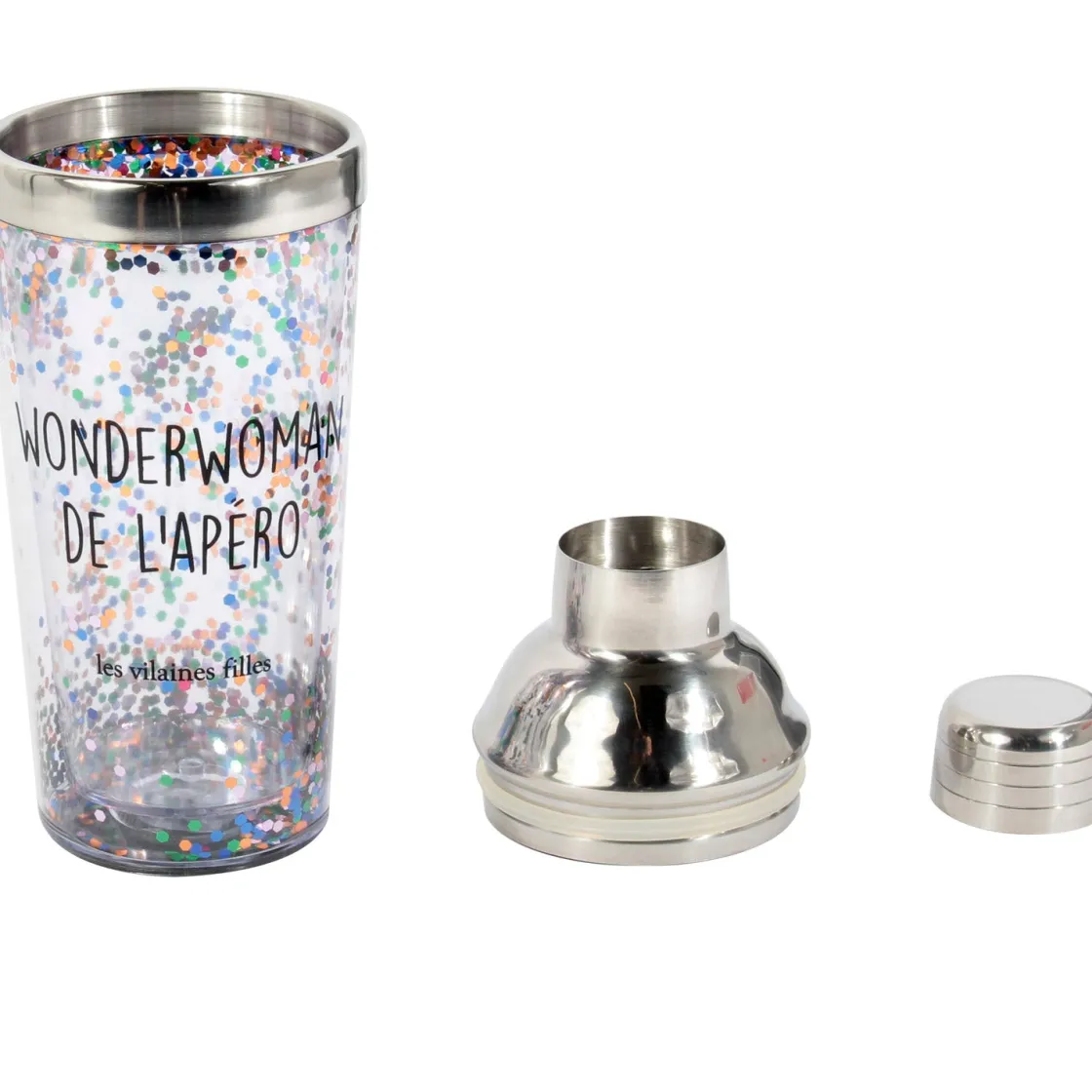 La Chaise Longue Boissons & Cocktails-COFFRET SHAKER PAILLETTES