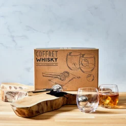 La Chaise Longue Boissons & Cocktails-COFFRET VERRE A WHISKY