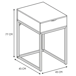 La Chaise Longue Mobilier-COIFFEUSE ABBOTT BOIS