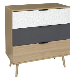 La Chaise Longue Mobilier-COMMODE 3 TIROIRS SVEN