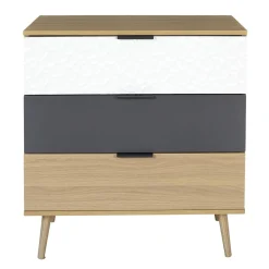 La Chaise Longue Mobilier-COMMODE 3 TIROIRS SVEN