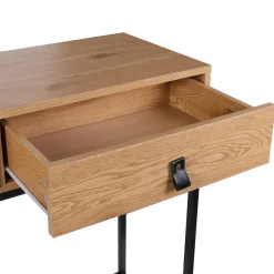 La Chaise Longue Mobilier-CONSOLE BOIS ET METAL ABBOTT