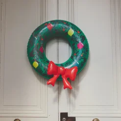 La Chaise Longue Célébration-COURONNE DE NOEL GONFLABLE