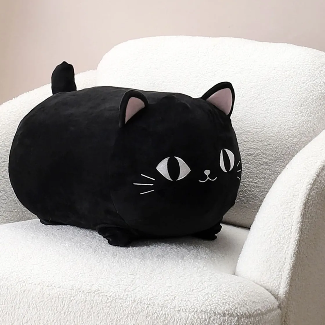 La Chaise Longue Cocoon-COUSSIN CHAT NOIR