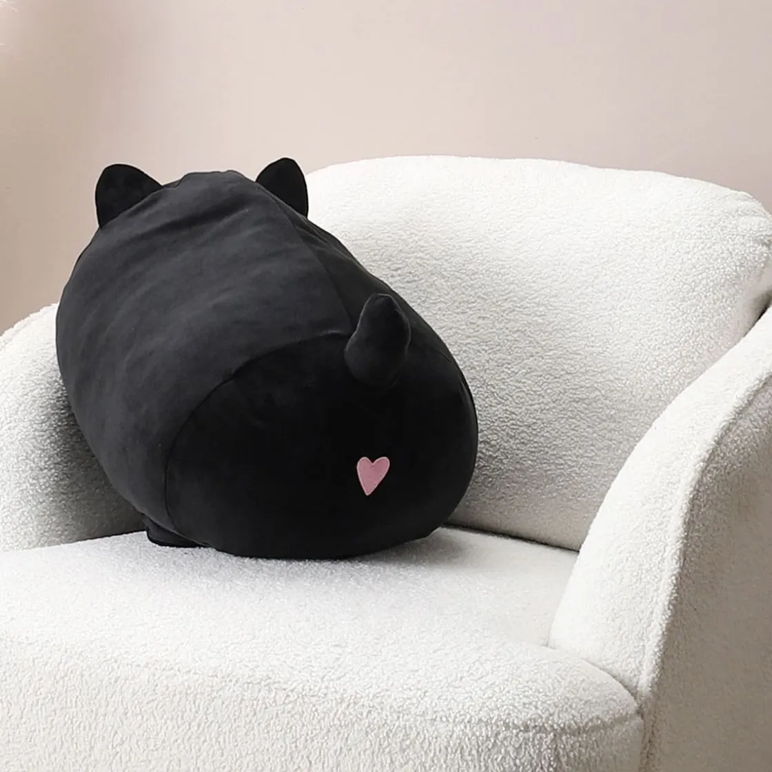 La Chaise Longue Cocoon-COUSSIN CHAT NOIR