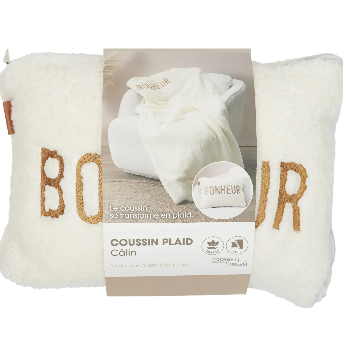 La Chaise Longue Cocoon-COUSSIN PLAID CALIN