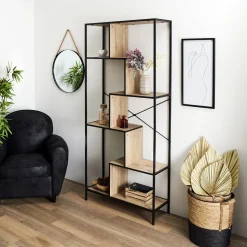 La Chaise Longue Mobilier-ETAGERE EDISON 80X30X180CM