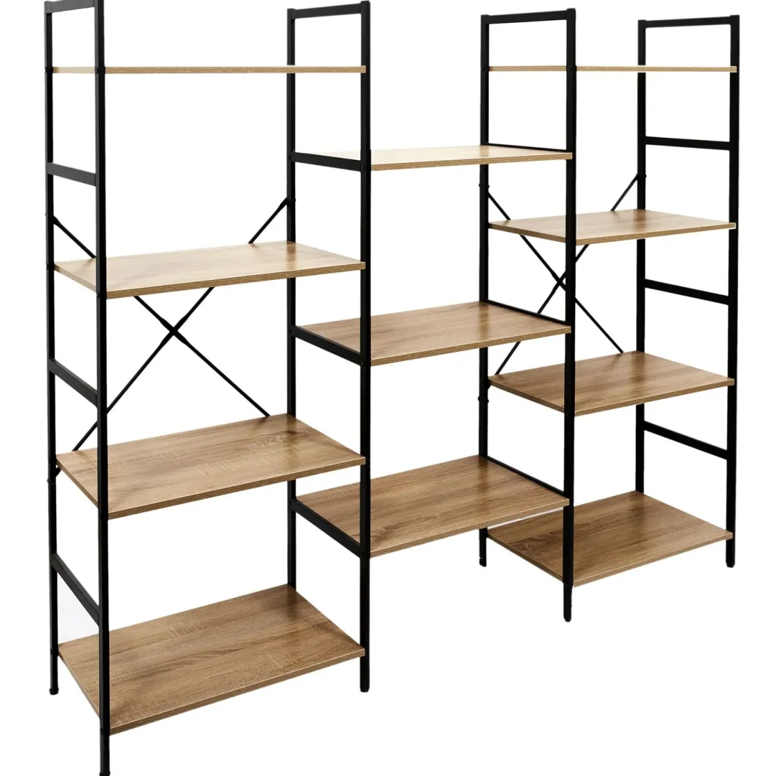 La Chaise Longue Mobilier-ETAGERE INDUS BOIS ET METAL