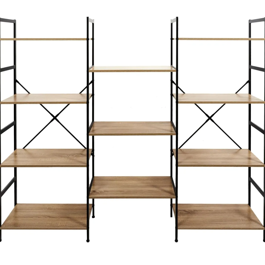 La Chaise Longue Mobilier-ETAGERE INDUS BOIS ET METAL