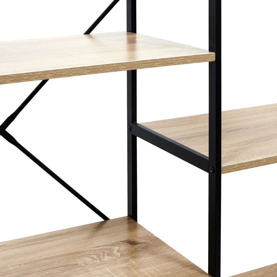 La Chaise Longue Mobilier-ETAGERE INDUS BOIS ET METAL